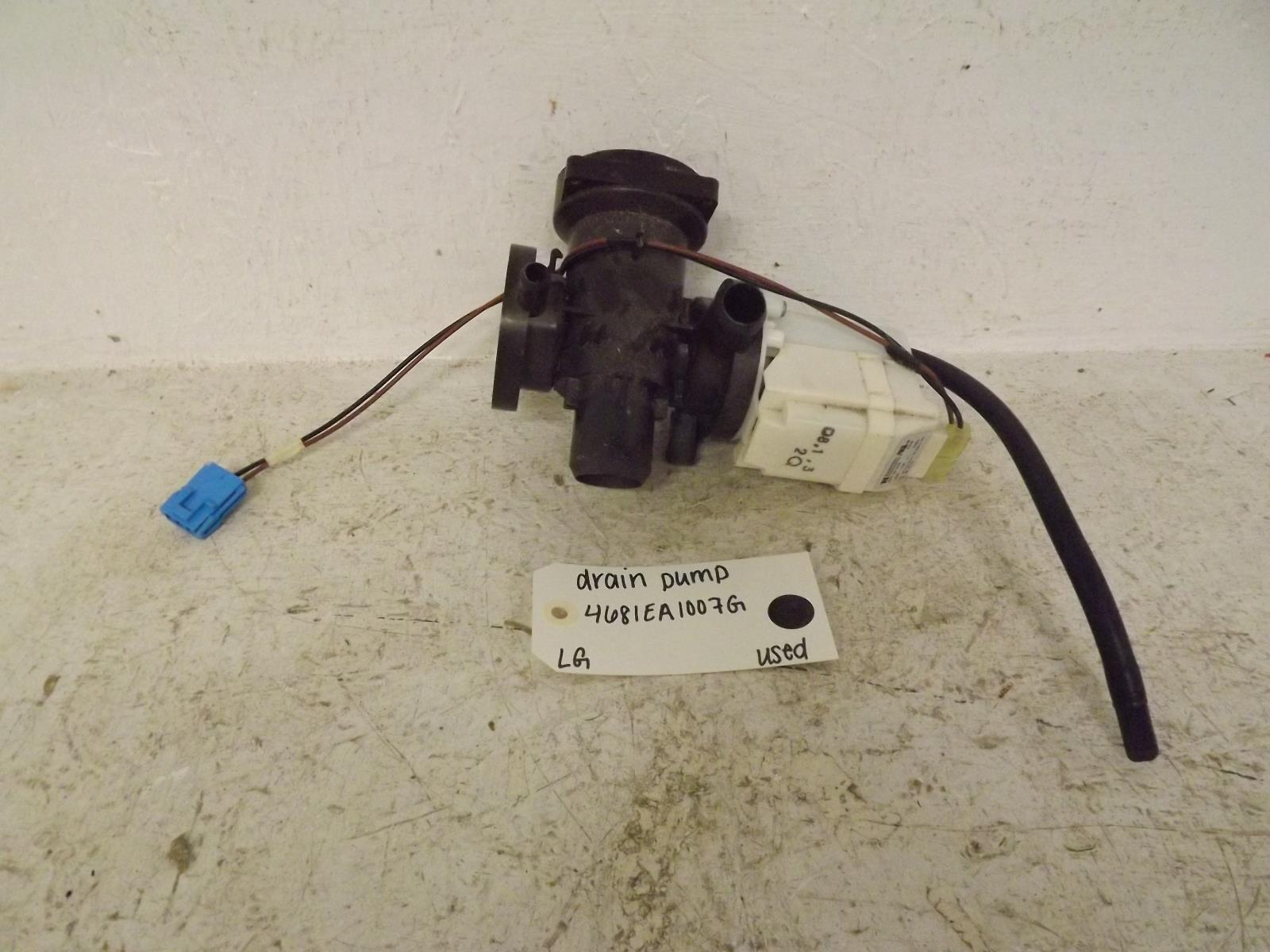 LG Washer 4681EA1007G Drain Pump Used LG Washer 4681EA1007G Drain Pump Used
